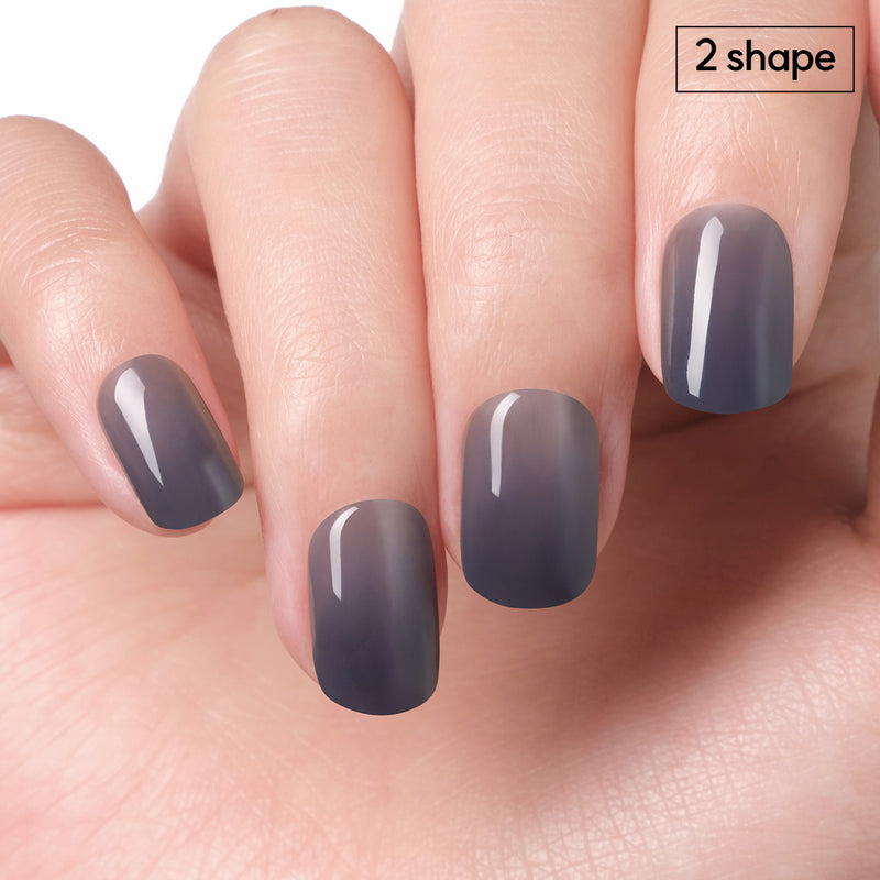 [AIRY] MAGIC PRESS NAIL - NOIR (REGULAR ROUND)