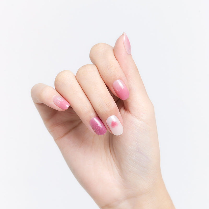 [LOVE ME] GLOW GEL NAIL – LOVE SPARKLE