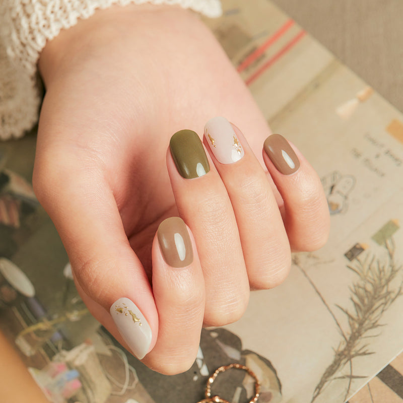 [CALM MOOD] GLAZE GEL NAIL – KHAKI BROWN
