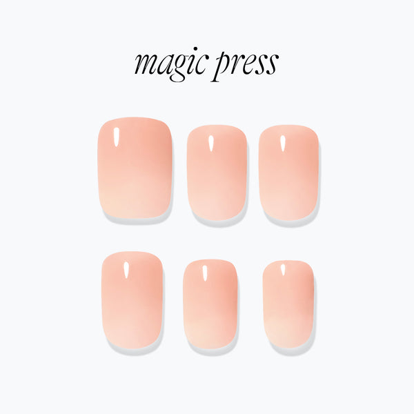 [AIRY] MAGIC PRESS NAIL - NUDIES (REGULAR ROUND)