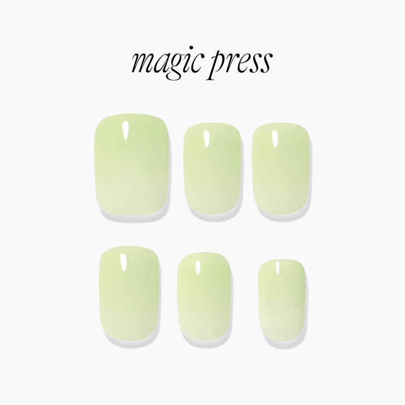 [AURORA] MAGIC PRESS NAIL - JOY GREEN