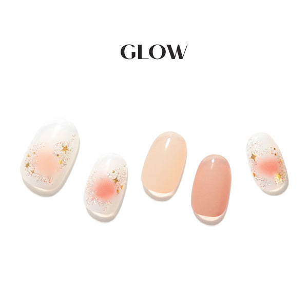[DOUBLE SHOT] GLOW GEL NAIL – PEACH CHEEK