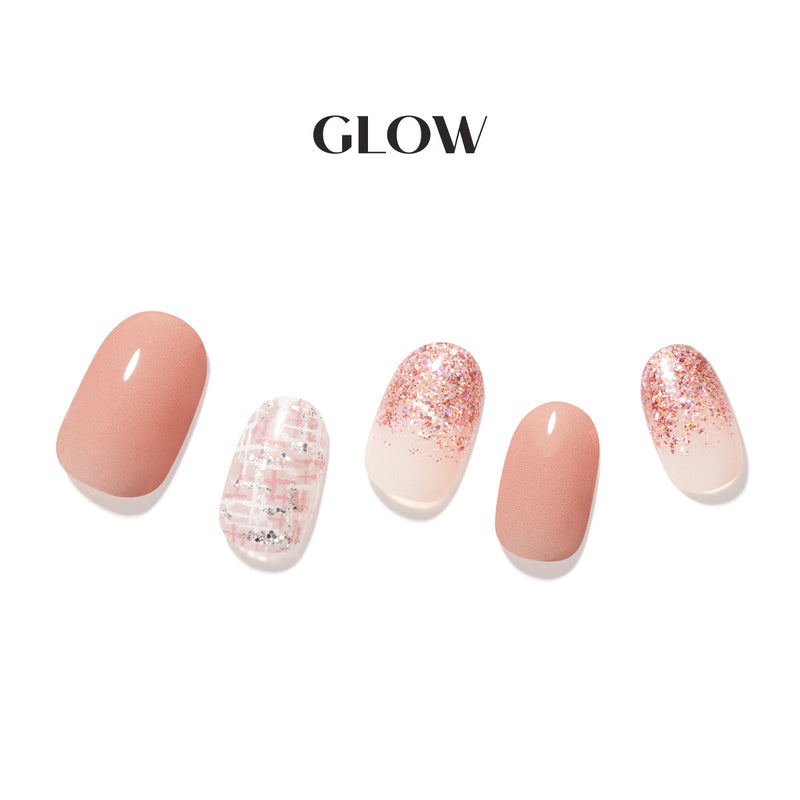 [MILKY WAY] GLOW GEL NAIL – ROSE TWEED