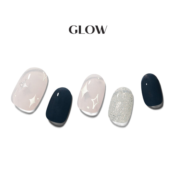 [HAPPY SNOW] GLOW GEL NAIL – SPARKLING DROP