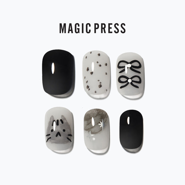 [HAPPY DAY] MAGIC PRESS NAIL - CHIC CAT