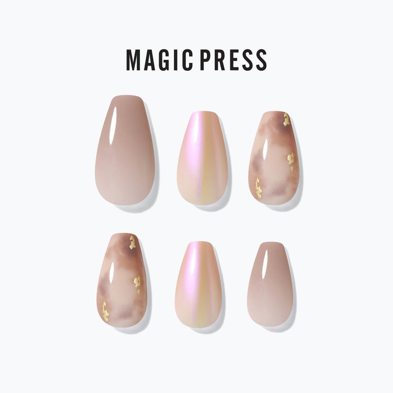 [ROMANTIC ACOUSTIC] MAGIC PRESS NAIL - CLASSY BEIGE