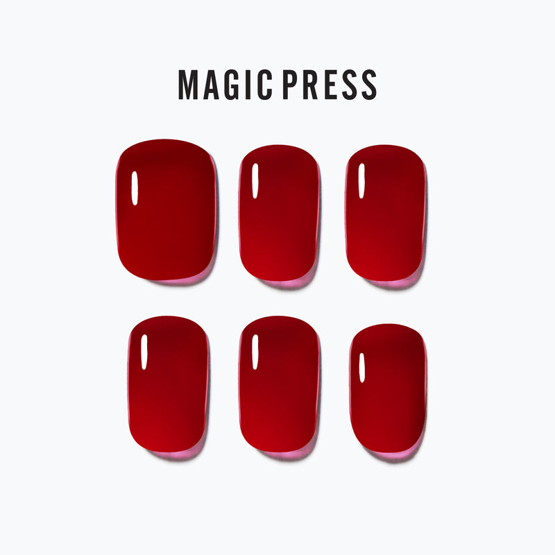 [COLOUR SERIES] MAGIC PRESS NAIL - BURGUNDY (REGULAR)