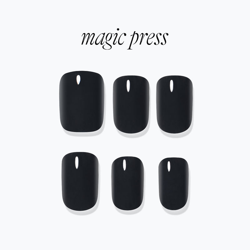 [AIRY] MAGIC PRESS NAIL - STEADY BLACK