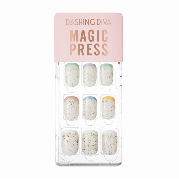 [ART GALLERY] MAGIC PRESS NAIL - COLOURFUL EDGE