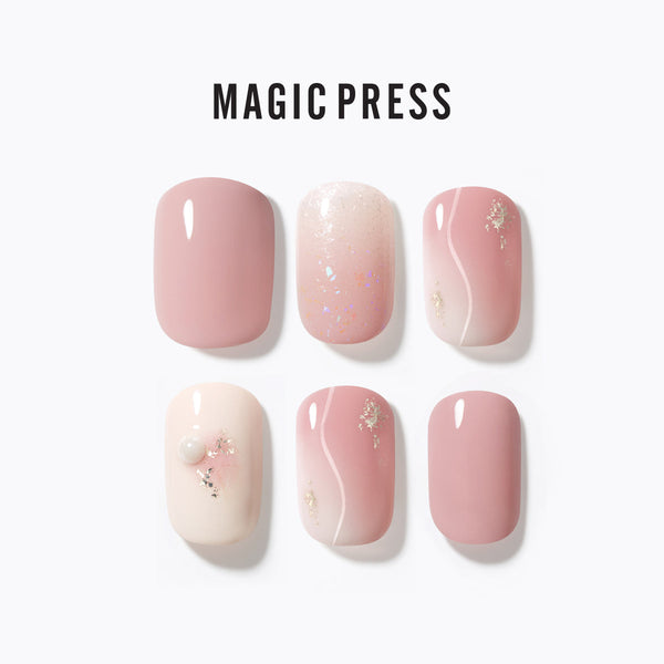 [SMOKY ESPRESSO] MAGIC PRESS NAIL - LOVE RAIN