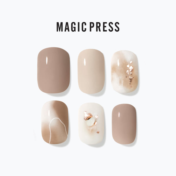 [SHINING MUSE] MAGIC PRESS NAIL - SANDALWOOD