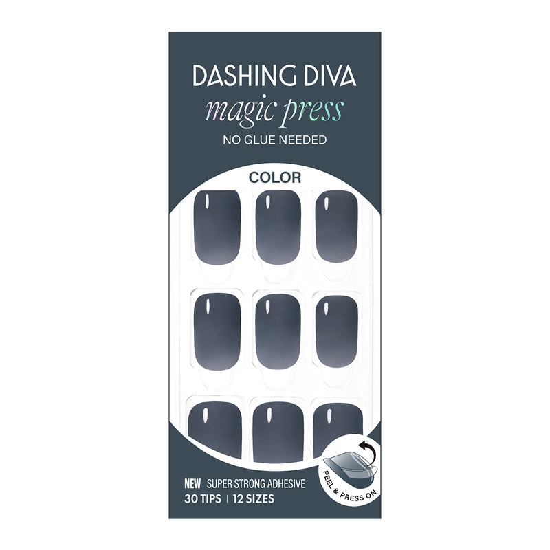 [AIRY] MAGIC PRESS NAIL - NOIR (REGULAR ROUND)