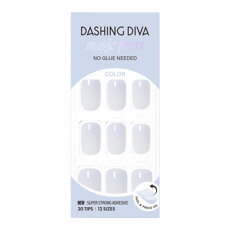 [AIRY] MAGIC PRESS NAIL - AIRY BLUE (REGULAR ROUND)