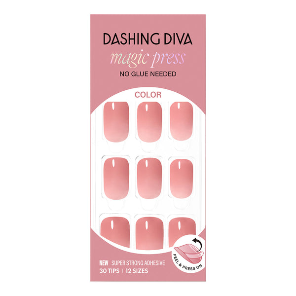 [AIRY] MAGIC PRESS NAIL - ROSY (REGULAR ROUND)