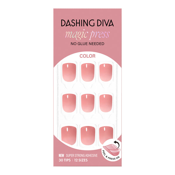 [AIRY] MAGIC PRESS NAIL - ROSY (SHORT SQUARE)