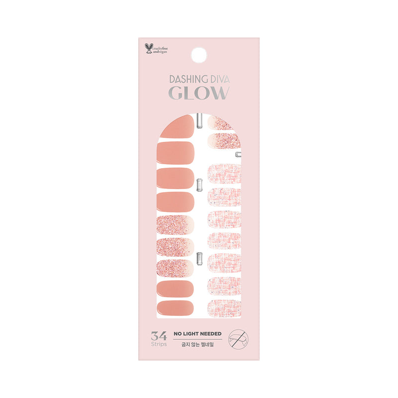 [MILKY WAY] GLOW GEL NAIL – ROSE TWEED