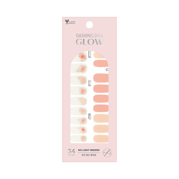 [DOUBLE SHOT] GLOW GEL NAIL – PEACH CHEEK