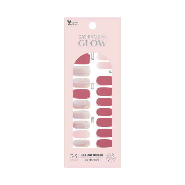 [DOUBLE SHOT] GLOW GEL NAIL – RUSTY ROSE