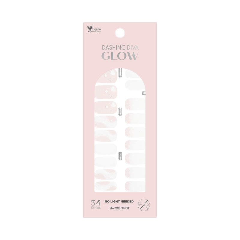[HAPPY SNOW] GLOW GEL NAIL – WHITE SHINE