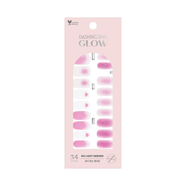 [LOVE ME] GLOW GEL NAIL – LOVE SPARKLE