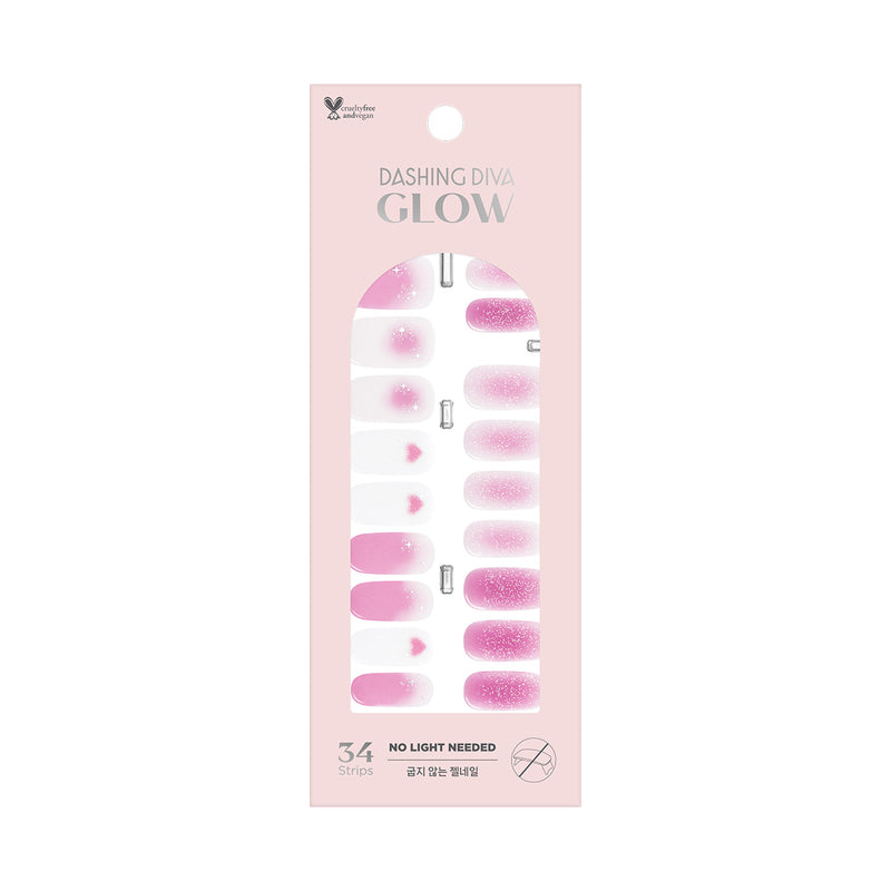 [LOVE ME] GLOW GEL NAIL – LOVE SPARKLE