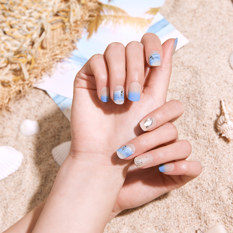 [NEW WORLD] MAGIC PRESS NAIL - SANDY BEACH