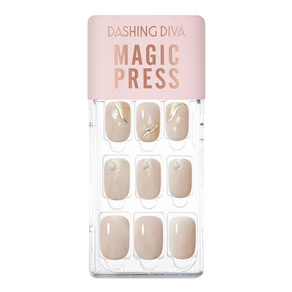 [SHINING MUSE] MAGIC PRESS NAIL - GLOWING BEIGE