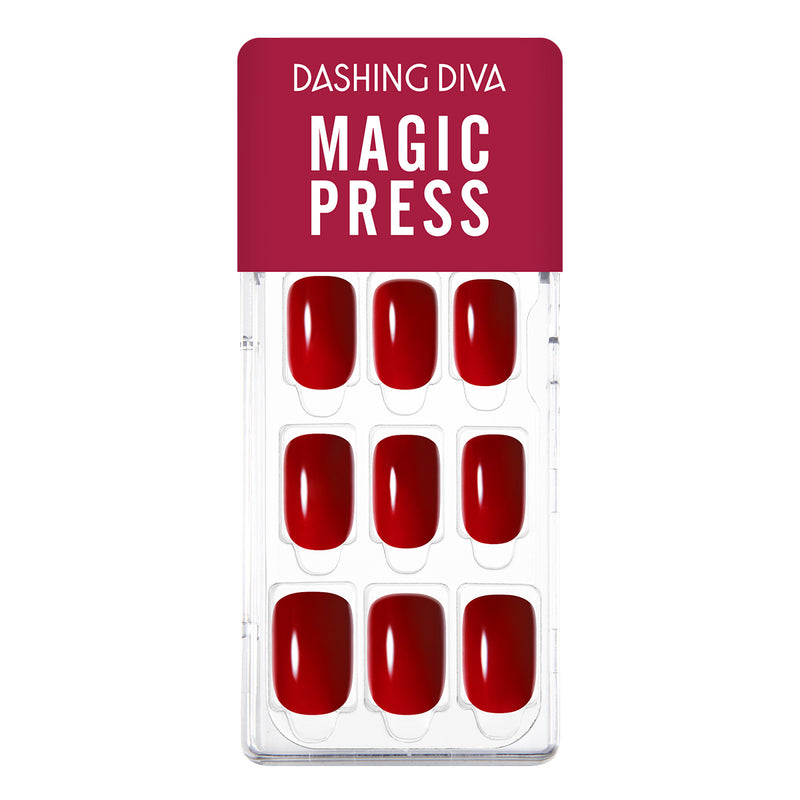 [COLOUR SERIES] MAGIC PRESS NAIL - BURGUNDY (REGULAR)