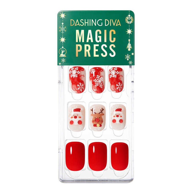[LITTLE CHRISTMAS] MAGIC PRESS NAIL - HAPPY CHRISTMAS