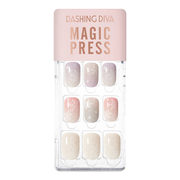 [MELLOW SNOW] MAGIC PRESS NAIL - SNOW FLOWER