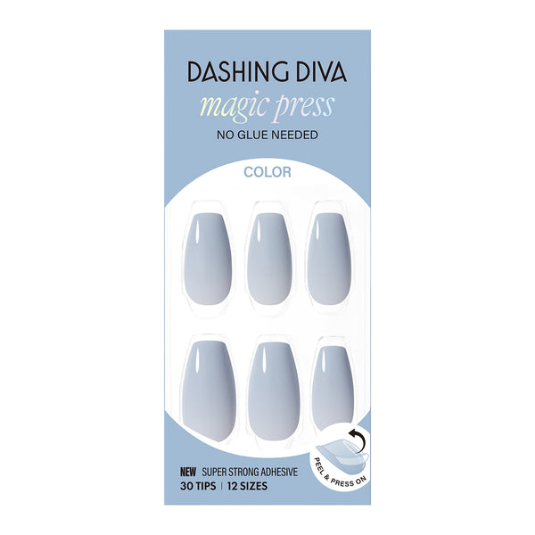 [AURORA] MAGIC PRESS NAIL - BLUE GREY