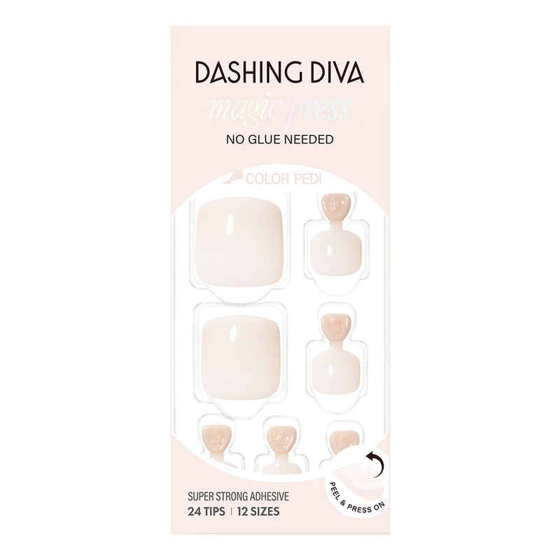[BLUSHING] MAGIC PRESS NAIL - MILKY CREAM