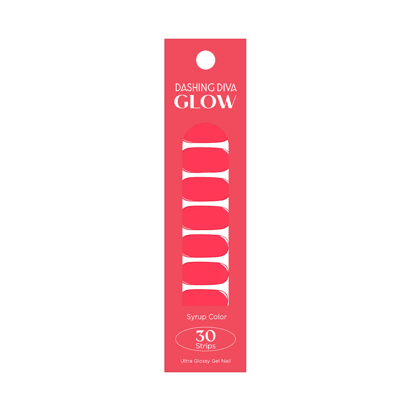 [COLOUR RANGE] GLOW GEL NAIL – JUICY RED