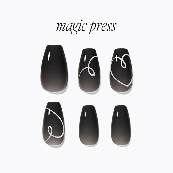 [DRAWING HEART] MAGIC PRESS NAIL - DRAWING HEART