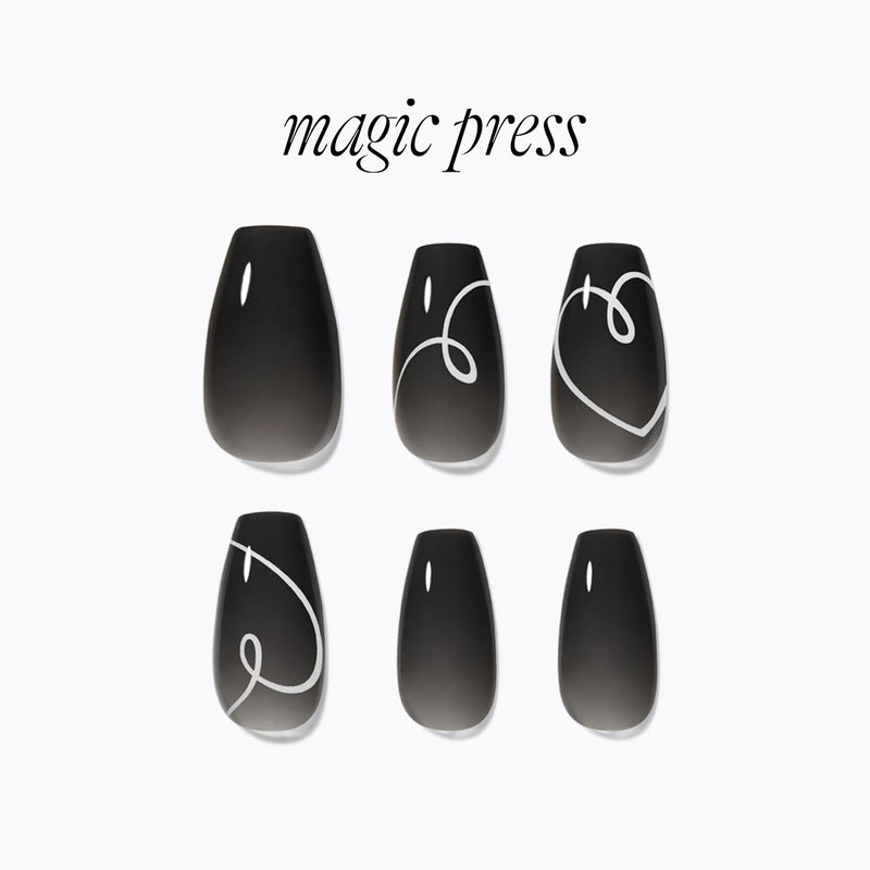 [DRAWING HEART] MAGIC PRESS NAIL - DRAWING HEART