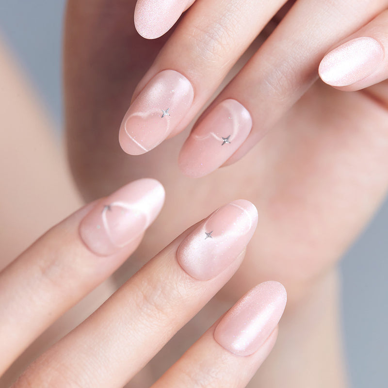 [BLUSHING] MAGIC PRESS NAIL - BLUSHING HEART