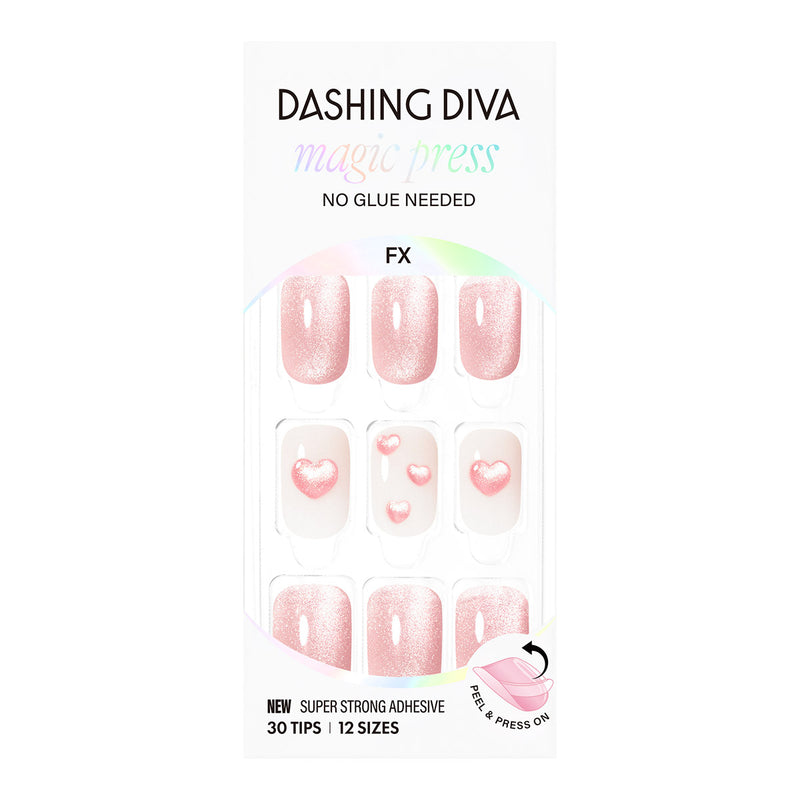 [AURORA] MAGIC PRESS NAIL - HEART JELLY
