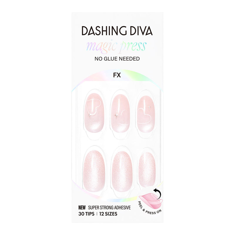 [BLUSHING] MAGIC PRESS NAIL - BLUSHING HEART
