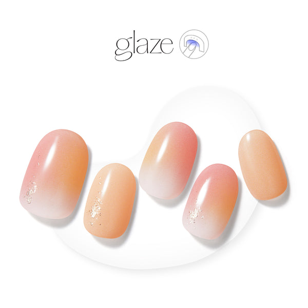[FOG MARBLE] GLAZE GEL NAIL – SUNSET OMBRE
