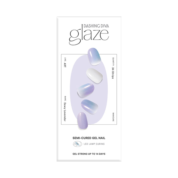[KITSCH SMILE] GLAZE GEL NAIL – DEWY LAVENDER