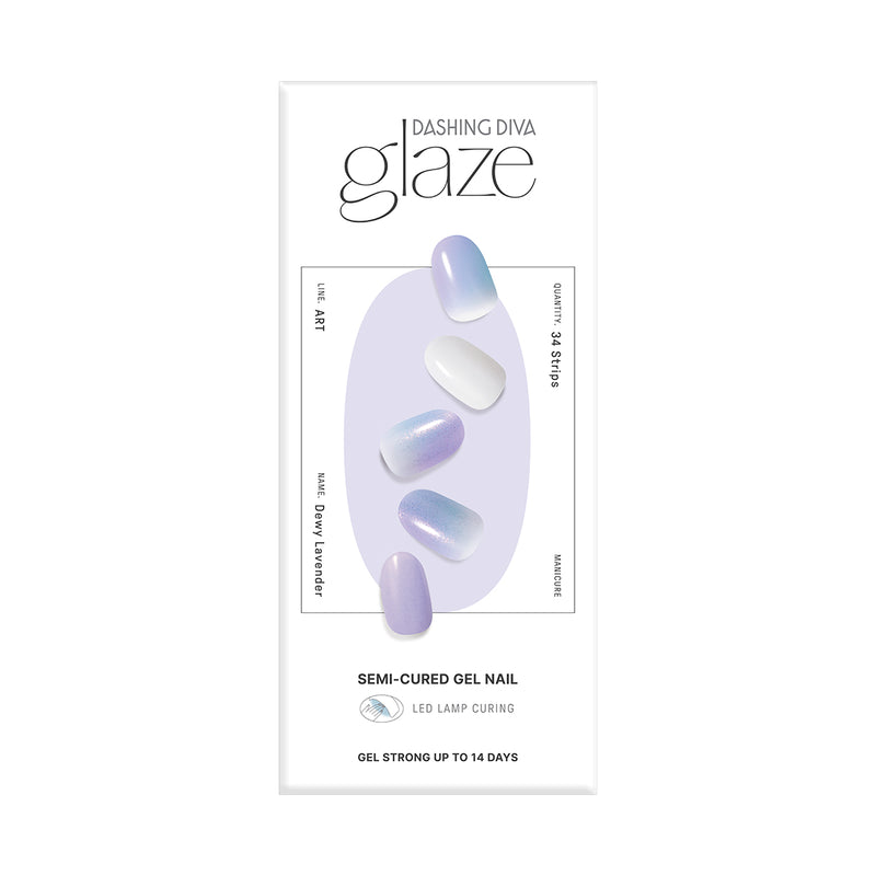 [KITSCH SMILE] GLAZE GEL NAIL – DEWY LAVENDER