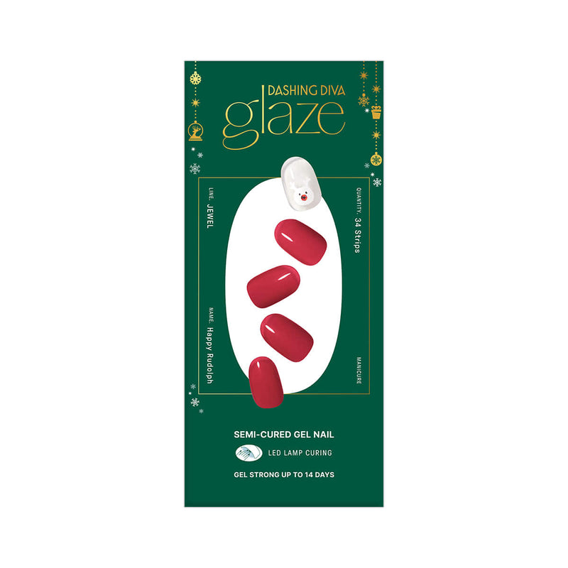[HOLIDAY MOOD] GLAZE GEL NAIL – HAPPY RUDOLPH