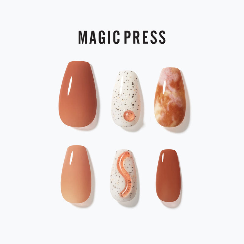 [FANFARE] MAGIC PRESS NAIL - MAPLE SYRUP