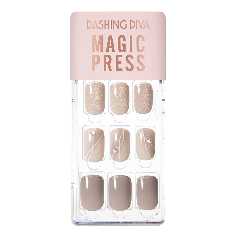 [SMOKY ESPRESSO] MAGIC PRESS NAIL - ASH GREY