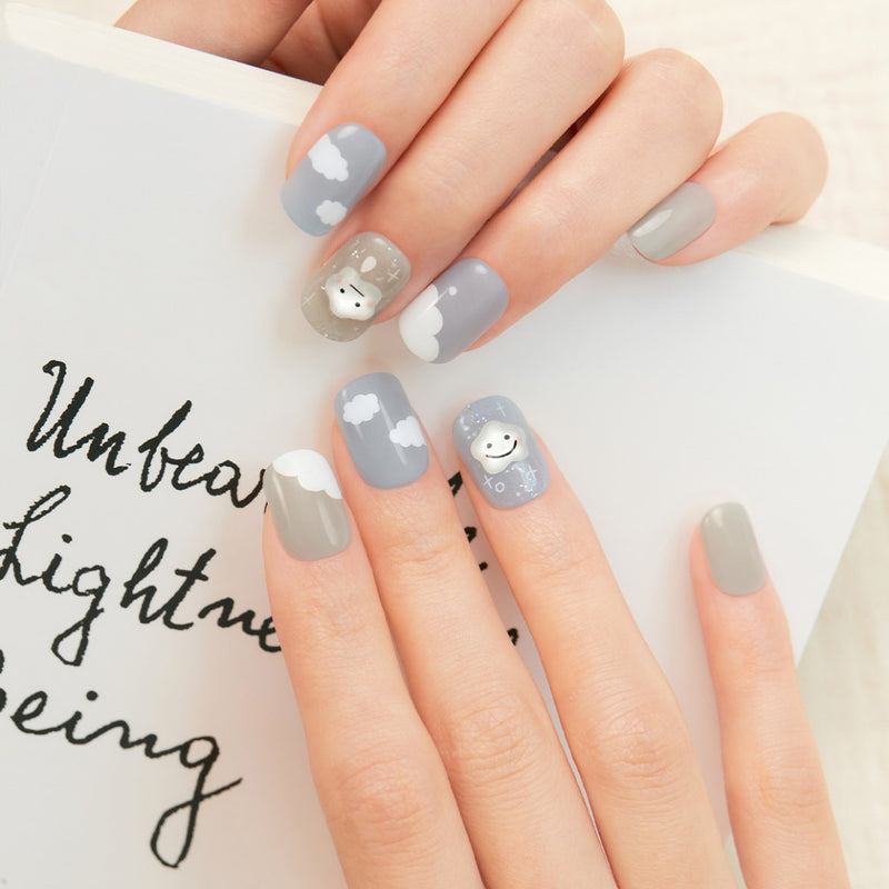 [CLOUDY BEAR] MAGIC PRESS NAIL - CUMULUS