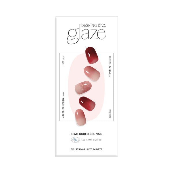 [SPARKLING WINE] GLAZE GEL NAIL – MAUVE BURGUNDY