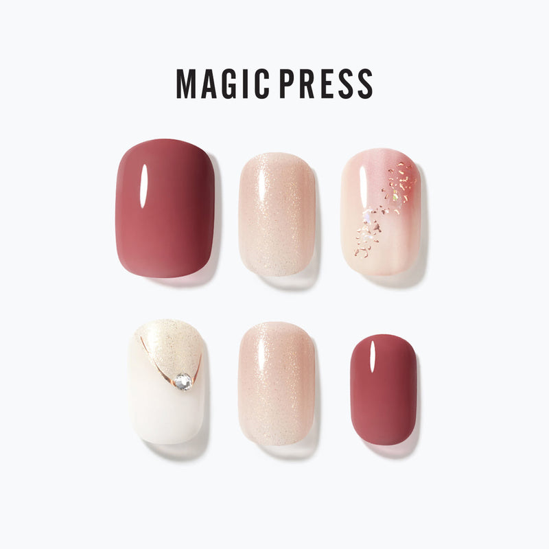 [MULBERRY] MAGIC PRESS NAIL - PEONY BLOSSOM