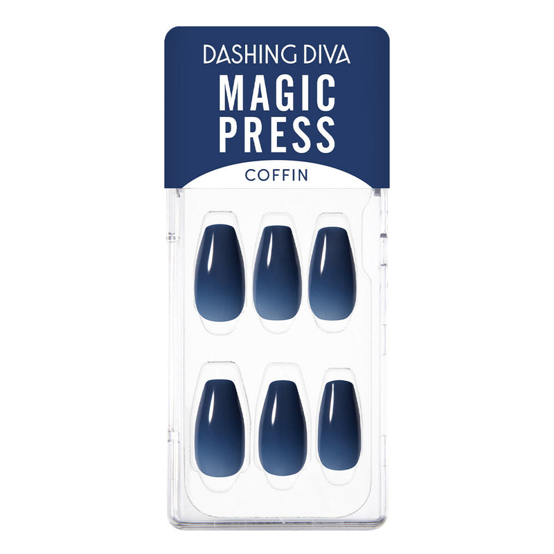 [COLOUR SERIES] MAGIC PRESS NAIL - CLEAR NAVY