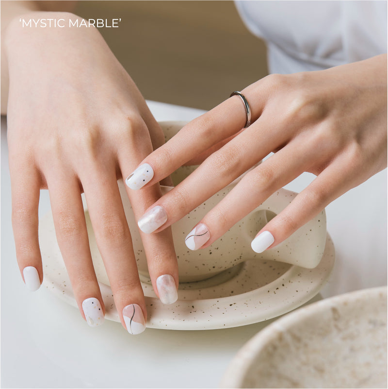 [GOLDEN LADY] MAGIC PRESS NAIL - MYSTIC MARBLE