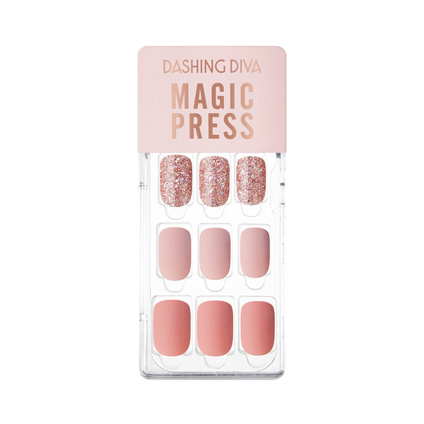[ROYAL PALACE] MAGIC PRESS NAIL - DAZZLING ROSE GOLD